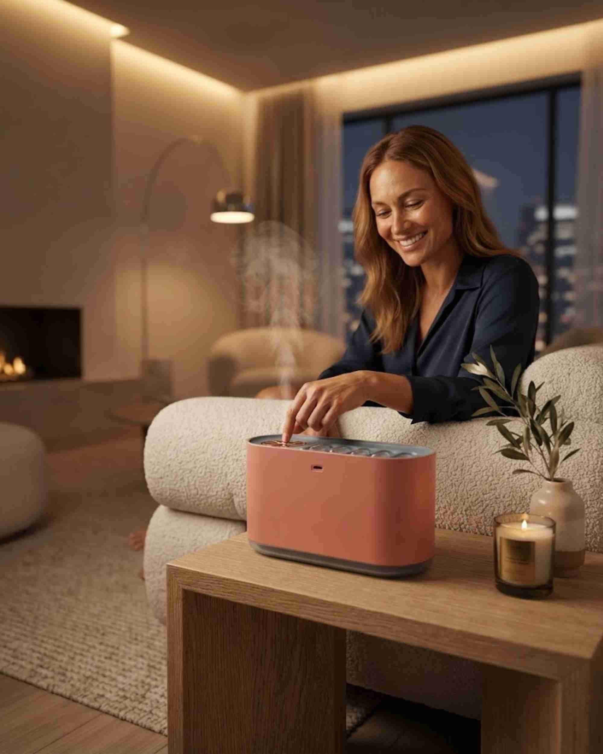 Premsons® Pickup Fountain Aroma Diffuser with  LED Light