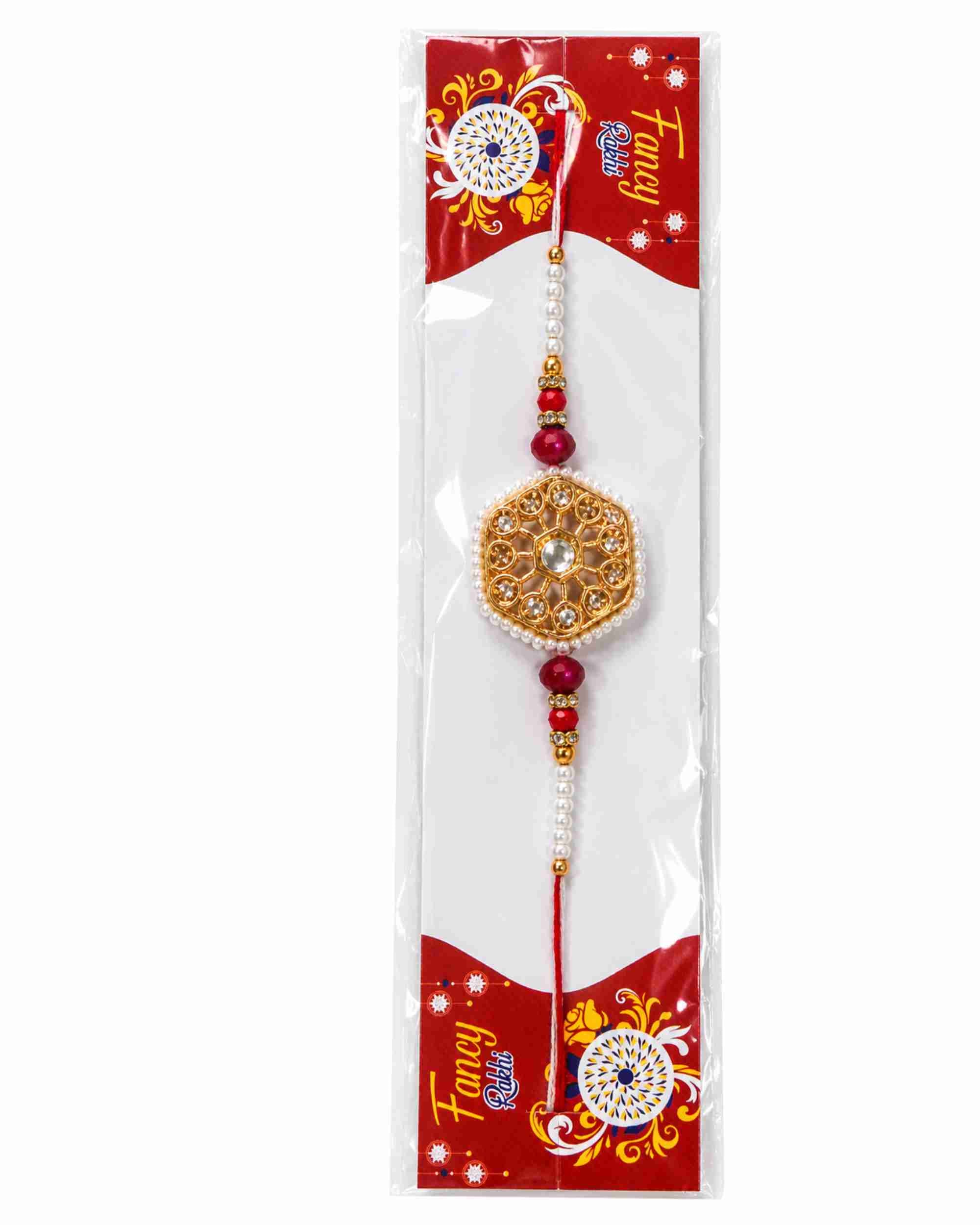 Premsons® Pearl Stone Rakhi