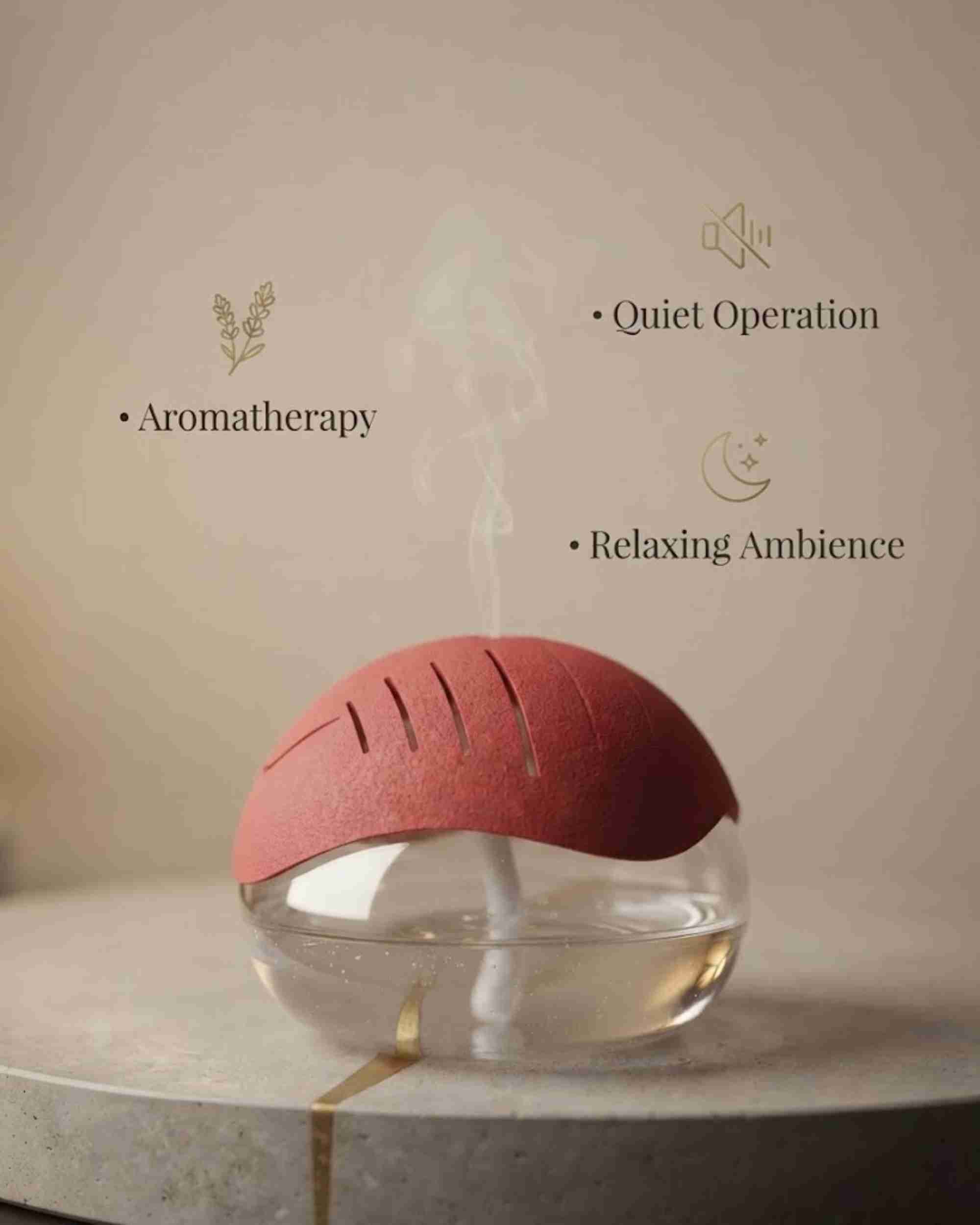 Premsons® Modern Leaf  Aroma Diffuser with Cool Mist Technology