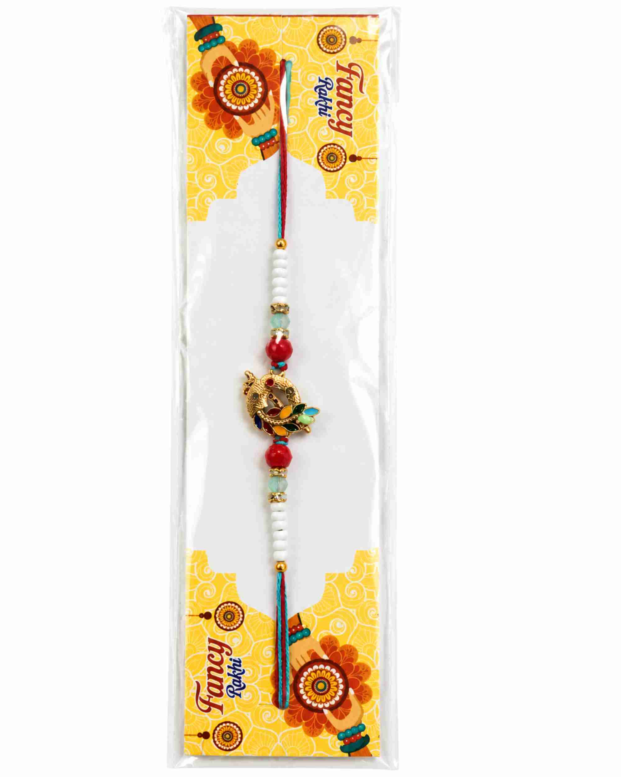 Premsons® Designer Peacock Rakhi