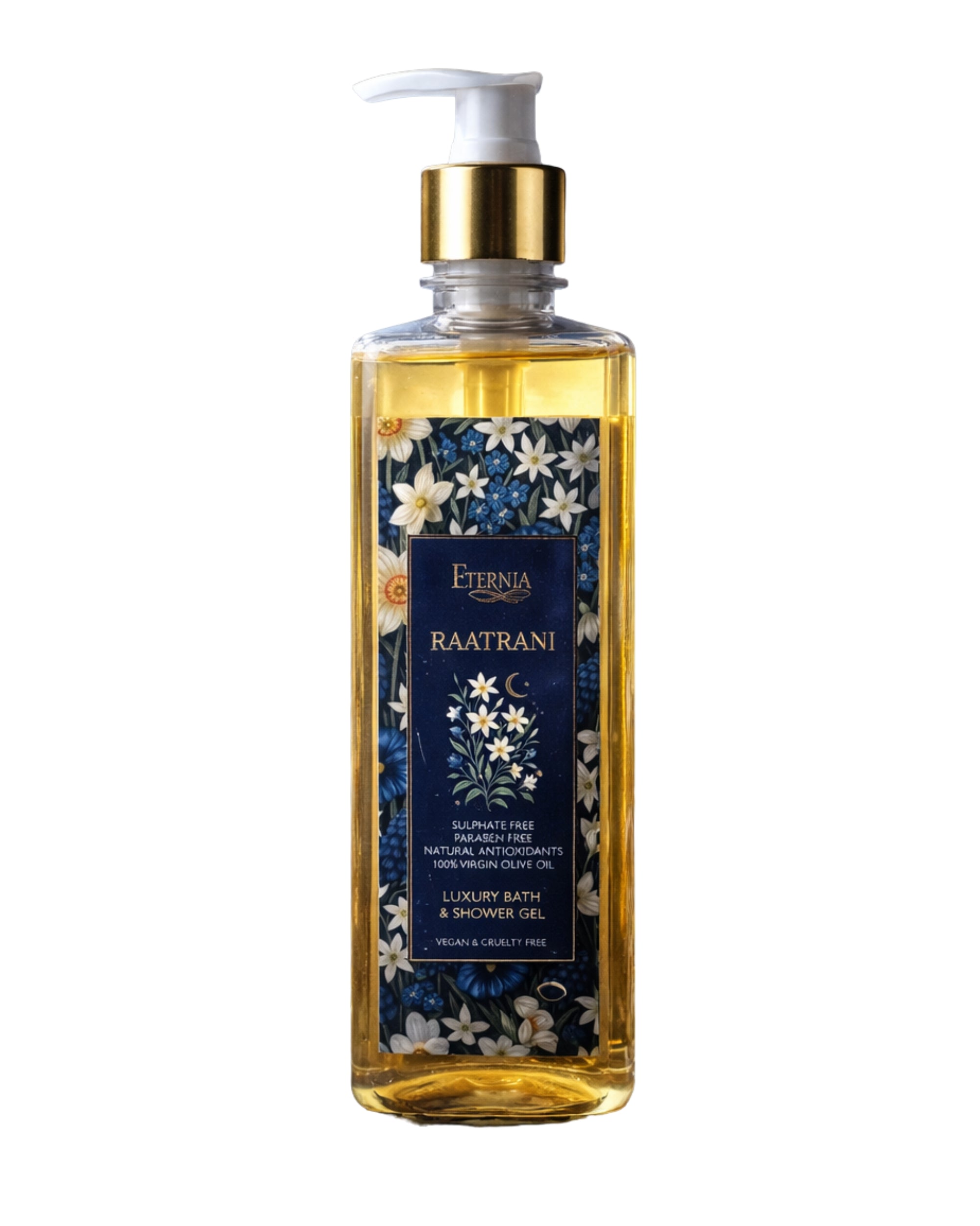Eternia® Raatrani Shower Gel – Night Bloom Fragrance | Hydrating Body Wash for Soft, Fresh Skin