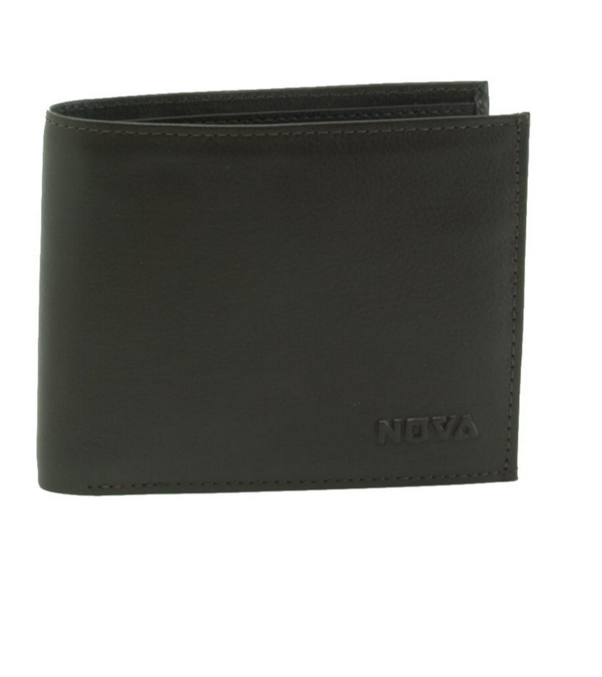Premsons® Men's Classic Olive Green Genuine Leather Bi-Fold Wallet – Slim, Stylish, and Durable with Multiple Card Slots and Cash Compartment  Olive Green