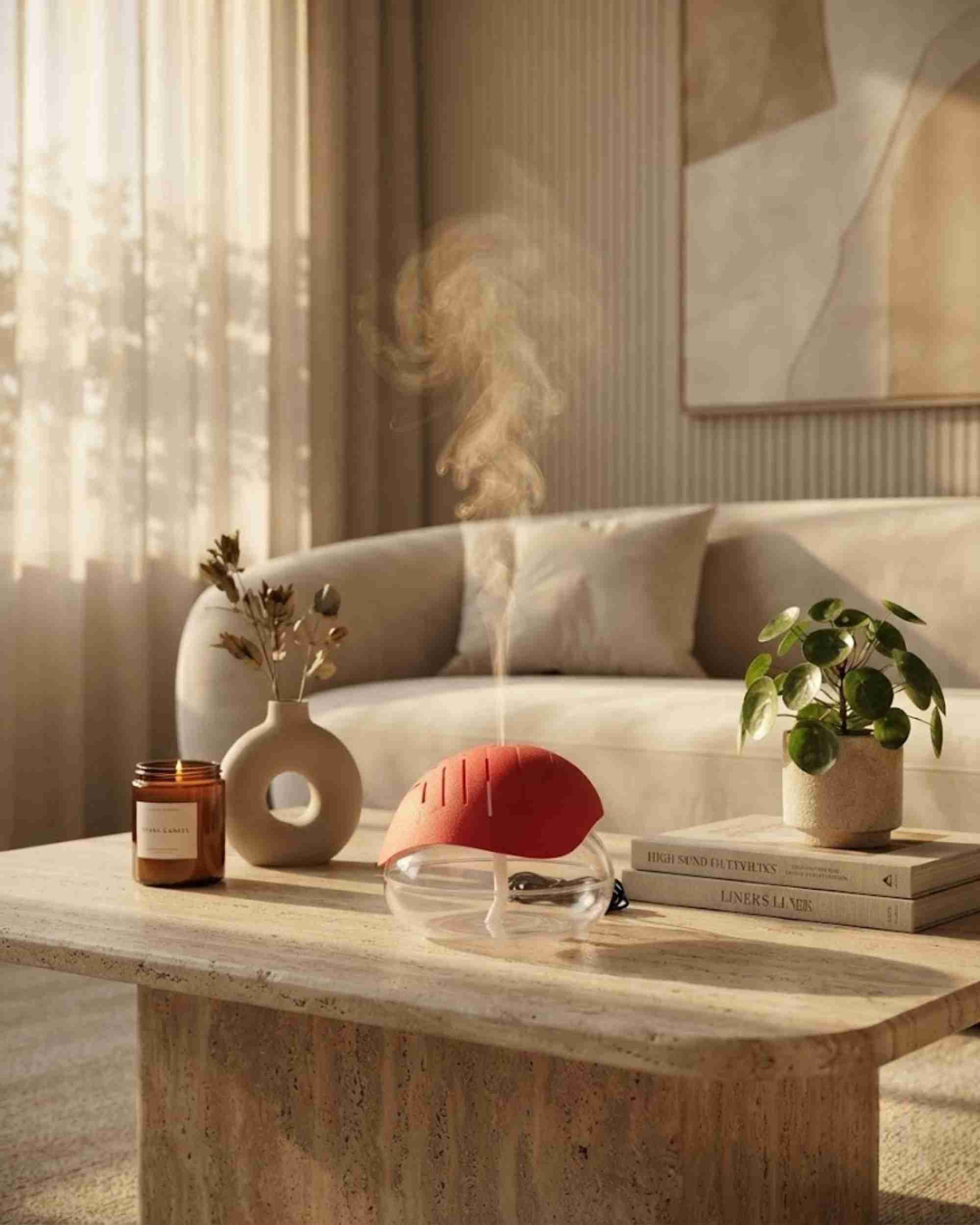 Premsons® Modern Leaf  Aroma Diffuser with Cool Mist Technology
