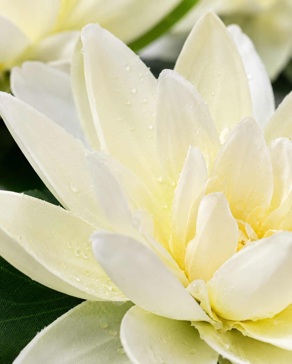 Premsons® Premium White Lotus Floating Flower – Decorative Artificial Bloom for Urli, Fountain & Centerpiece (Pack of 4)
