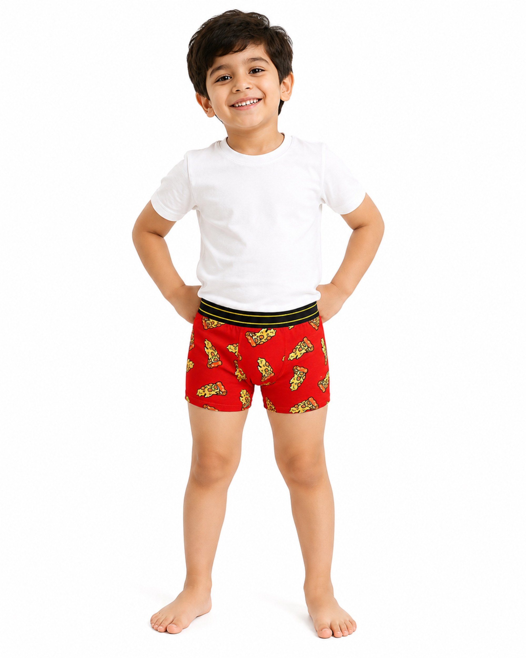 Premsons® Boys Red Pizza Print Underwear 4-5 years kids