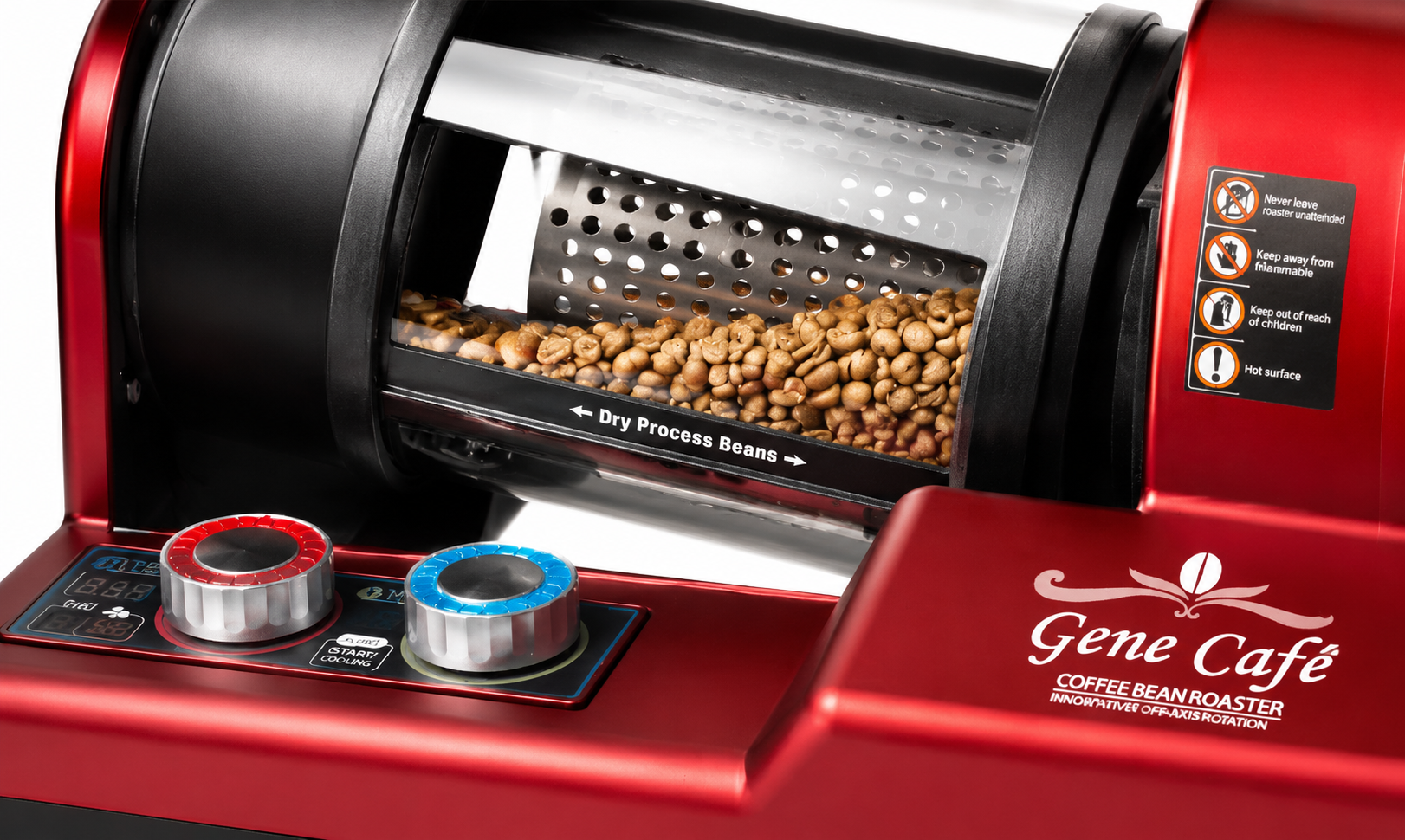 Premsons® Gene Café Coffee Roaster – Home Coffee Bean Roasting Machine with Adjustable Time & Temperature – 250g Capacity