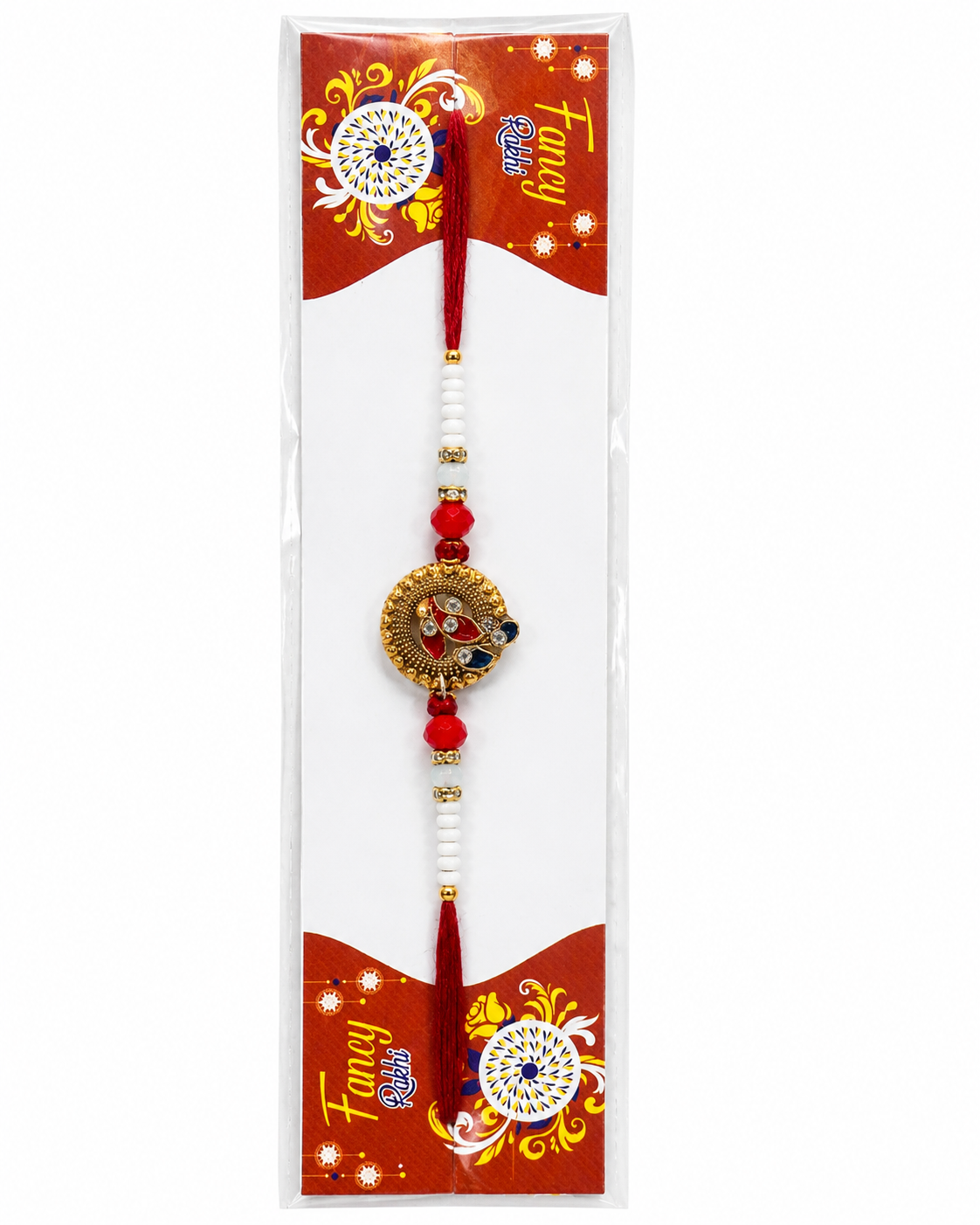 Premsons®Red Stone Designer Rakhi