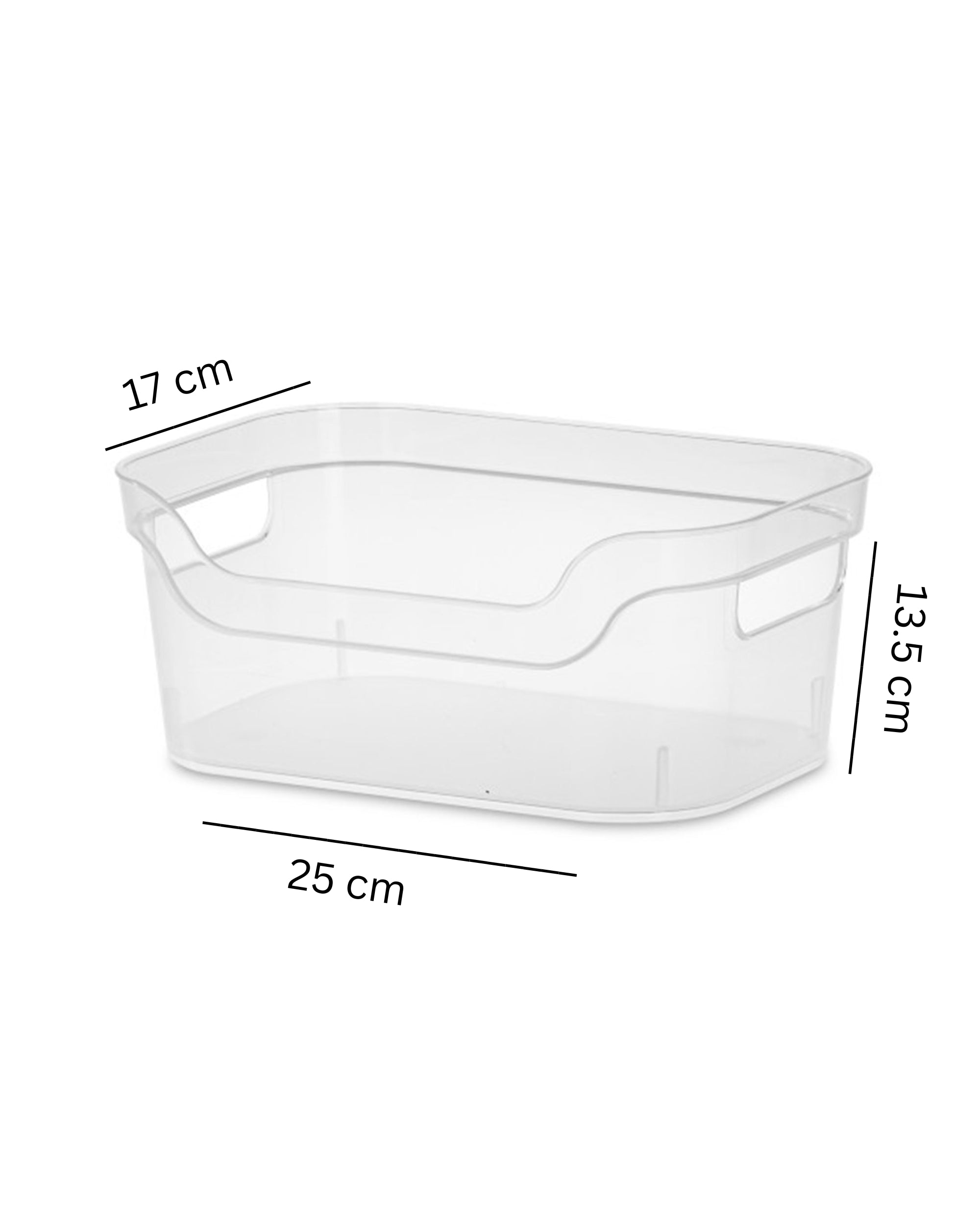 Premsons® Large Plastic Storage Tray | Multipurpose Storage Organizer for Clothes, Toys, Groceries & Home Essentials | Easy to Carry