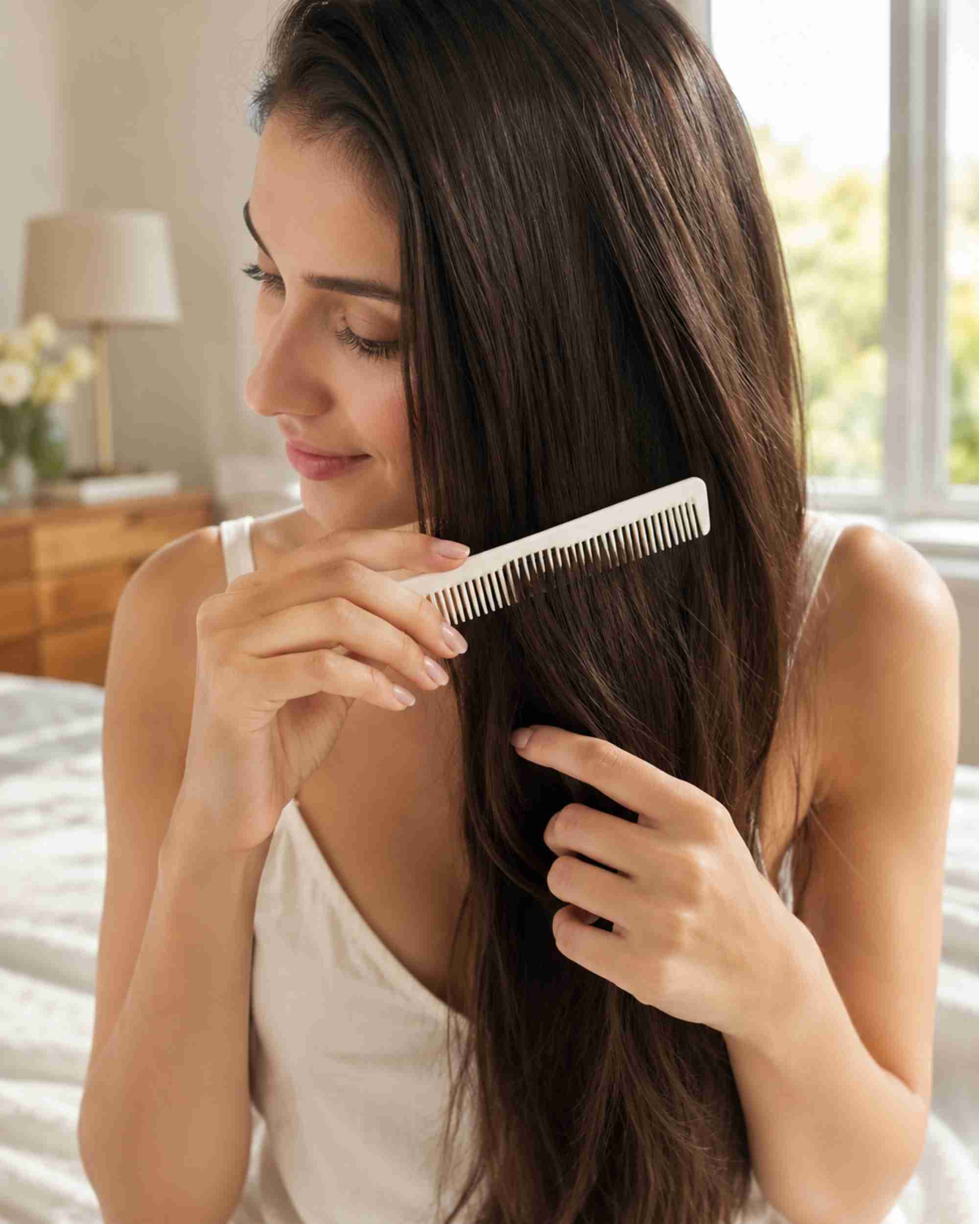 Premsons® Precision Hair Sectioning Comb - Pro 11 (White)