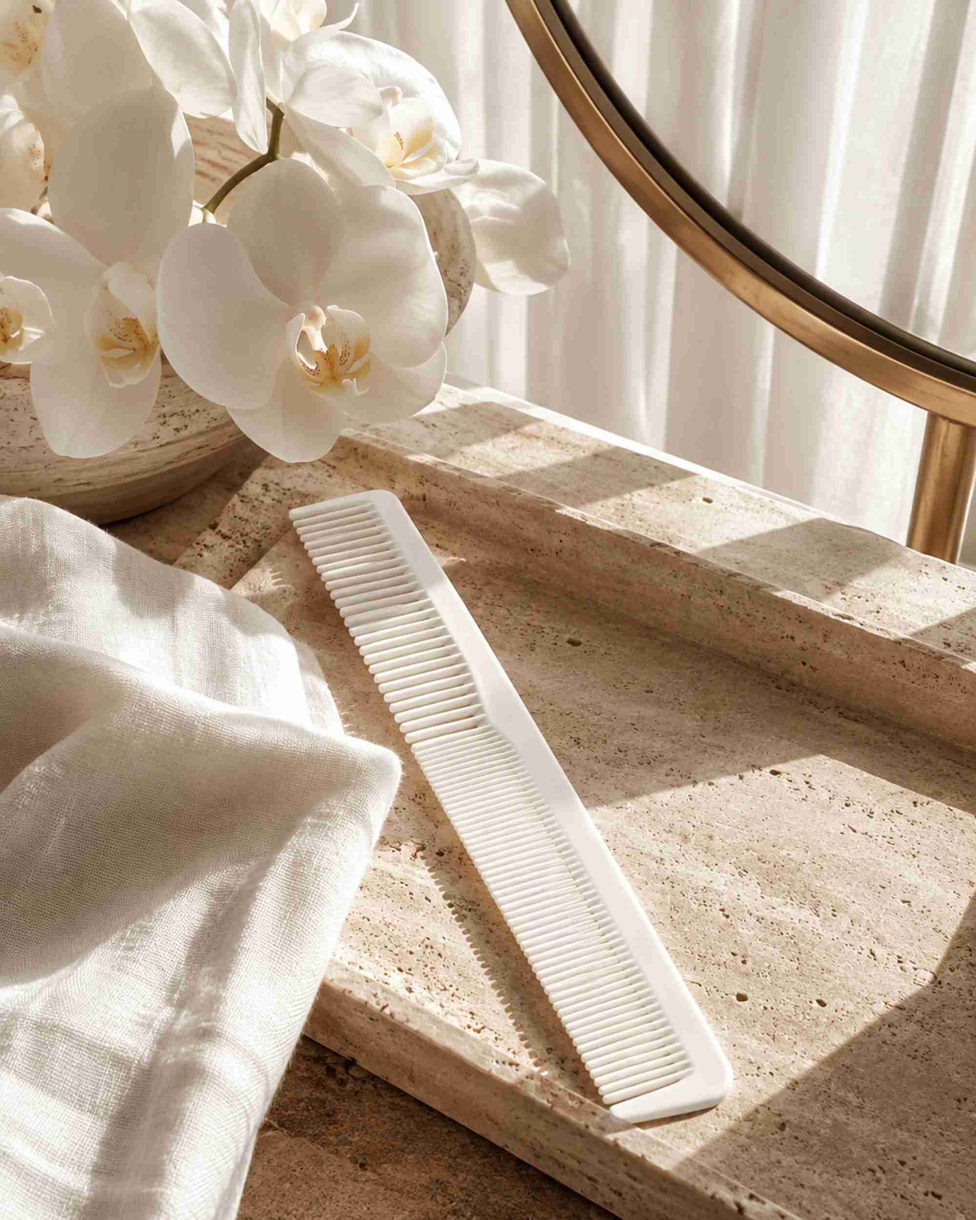 Premsons® Precision Hair Sectioning Comb - Pro 11 (White)