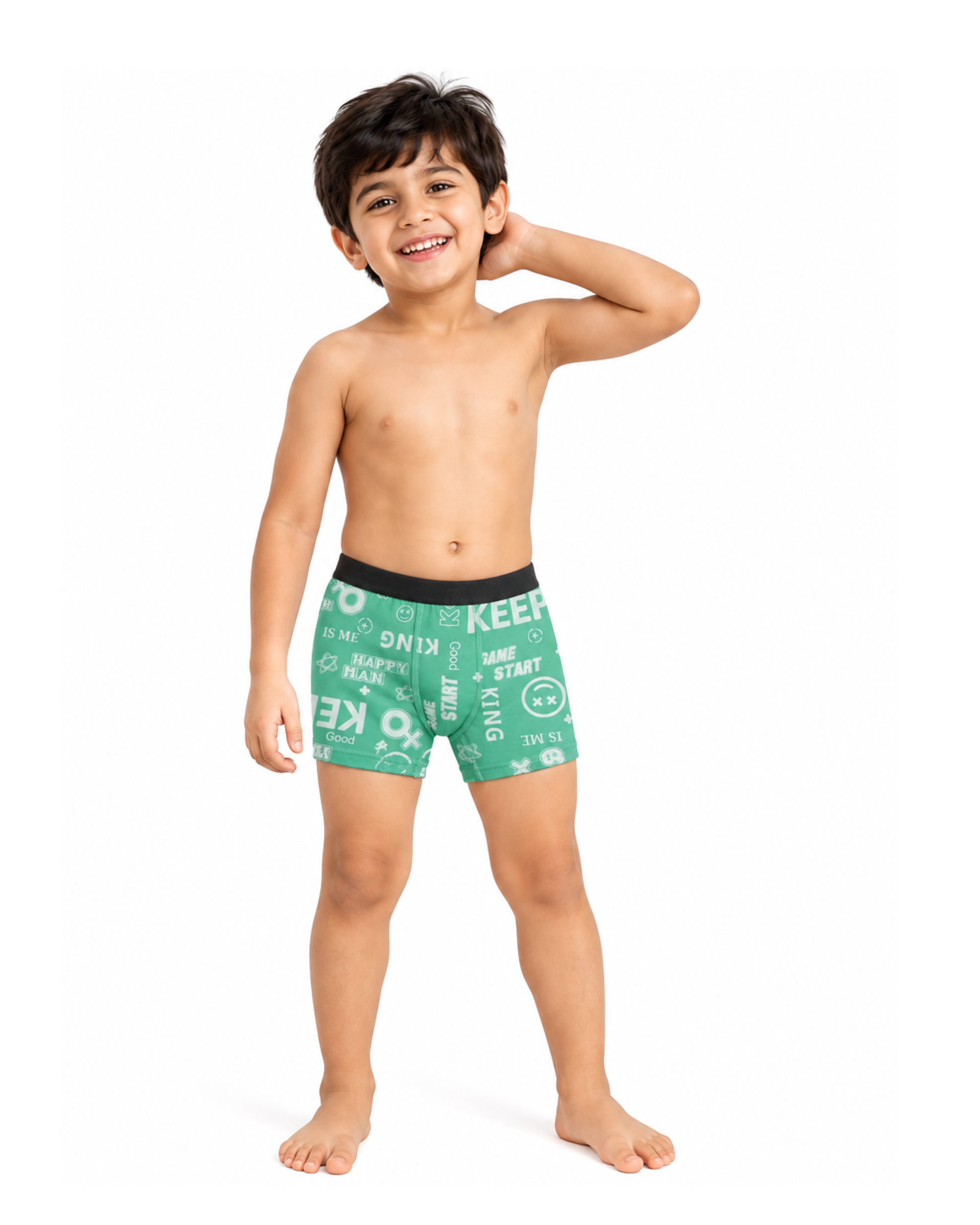 Premsons® Boys Kids  – Mint Green Cotton Underwear 5-6 Years kids
