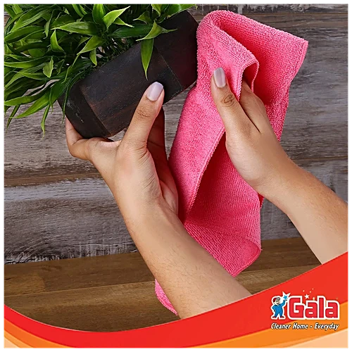 Premsons® Microfiber Cleaning Cloth – Set of 4 (Buy 3 Get 1 Free) – Super Absorbent, Lint-Free & Scratch-Free Towels for Kitchen, Home, Car & Electronics