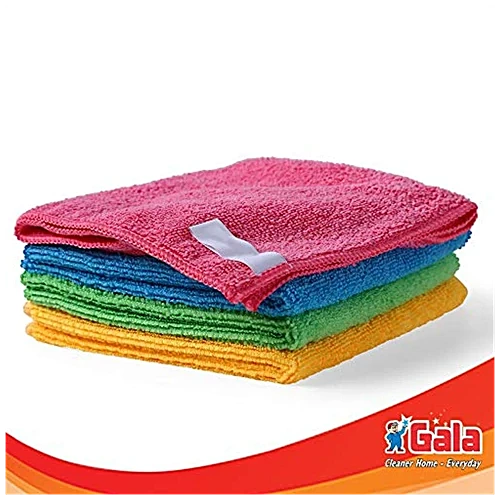 Premsons® Microfiber Cleaning Cloth – Set of 4 (Buy 3 Get 1 Free) – Super Absorbent, Lint-Free & Scratch-Free Towels for Kitchen, Home, Car & Electronics