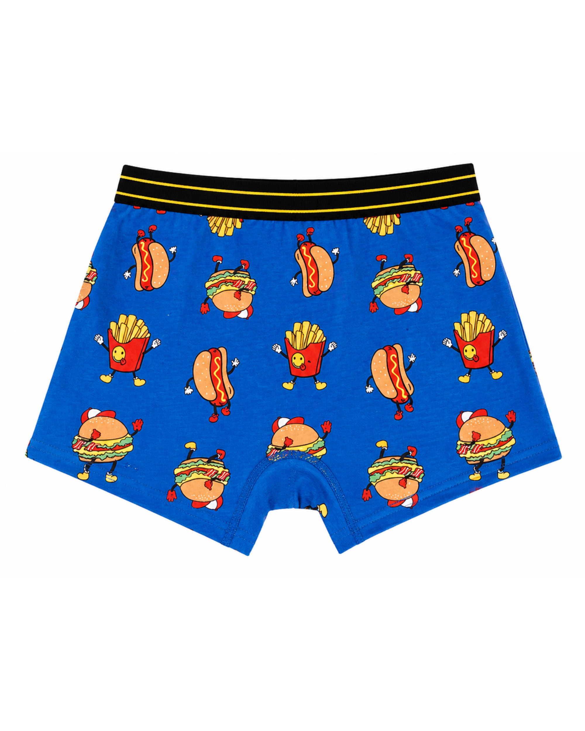 Premsons® Boys Kids  – Fun Fast Food Print Cotton Underwear