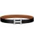Reversible Belt with Stylish Initial Alphabet H Buckle – 2 in 1 Versatile Sleek Design for Casual and Formal Wear - Brown & Black - Adjustable Fit 42 mm - Ideal Gift for Birthday Anniversary Wedding Party Office Special Occasions