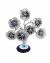 Fengshui Evil Eye Tree for Good Luck, Gift & Decorative Showpiece - Silver