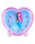 Heart Shaped Battery Operated Snooze and Beep Alarm Clock for Bed or Study Table (Pink)