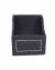 Leatherette Woven Design Artificial Leather Mobile Holder - Black