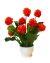 Artificial Flower Bunch With Mini Pot 