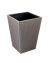 Woven Design Artificial Leather Small Dustbin For Home & Office - Brown