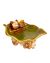 Multi-Purpose Ceramic Salad Leaf Shaped Platter 