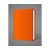 Book Protective Case Cover for Text Book, Note Book - Orange