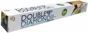 Double Diamond Aluminium Foil 9 Meter for Packing, Wrapping & Serving 