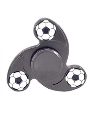 Metal Spinner Football Design Hand Toy with Ultra Speed (Grey)