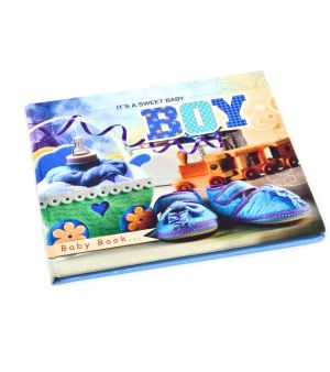 Baby Record Book & Memories Book - Its Sweet Baby Boy